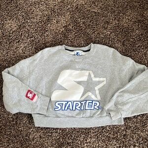 Zara x Starter Cropped Sweatshirt